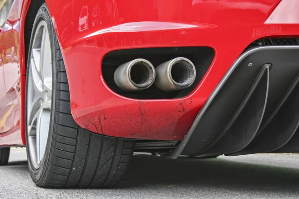 Red power car — Stock Photo, Image