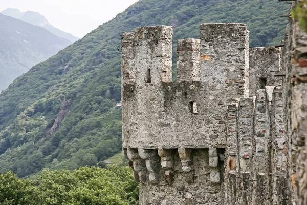 Castello di Montebello in Bellinzona — Stockfoto