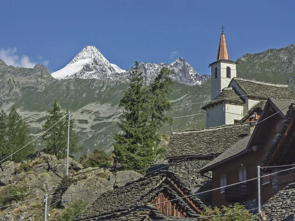 Alpe Cheggio en Val Antrona —  Fotos de Stock