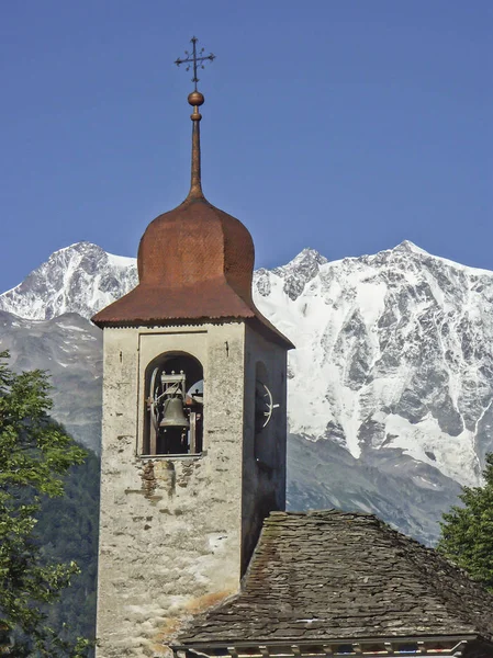Chiesa en el valle de Anzasca — Foto de Stock