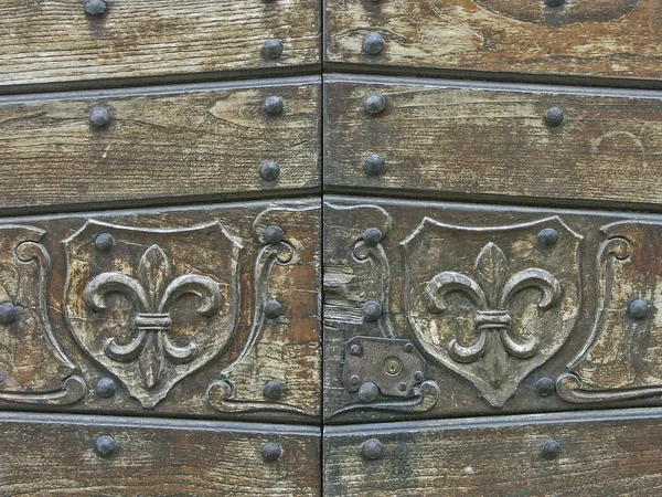 Detalle de una antigua casa doo — Foto de Stock