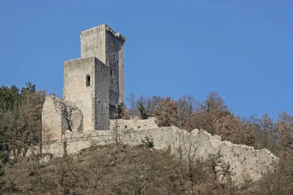 Castelo em Visso — Fotografia de Stock