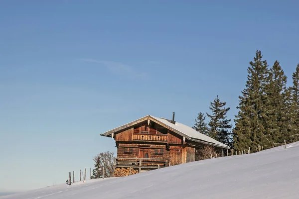 Bodenschneid hut in de bergen Mangfall — Stockfoto