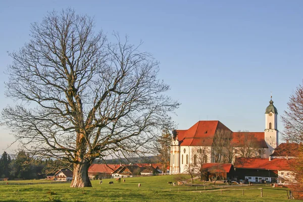 Wies Church in Pfaffenwinkel — Stok fotoğraf