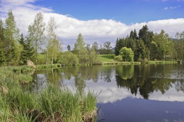  Göl kenarında Oberbuchen demirlemek