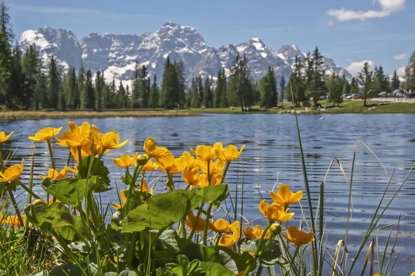 Lago di Antorno in Dolomites — Stok fotoğraf