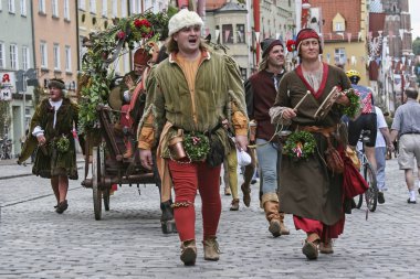 Old tradition -  Prince's wedding in Landshut clipart