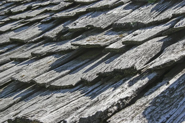 Détail d'une cabane de montagne — Photo