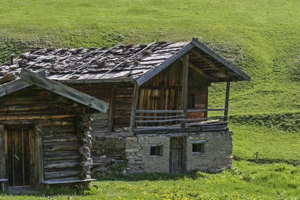 Alpine huts in South Tyrol Stock Picture