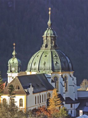 Ettal Abbey in Upper Bavaria clipart