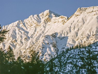 Karwendel in winter clipart
