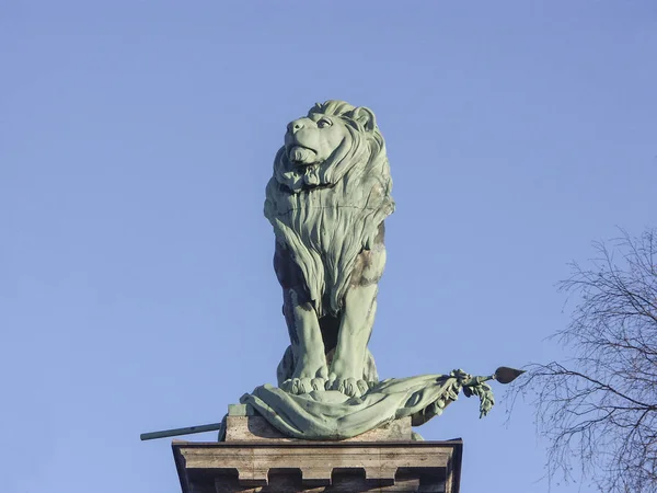 Bavarian Lion in Waakirchen — Stock Photo, Image