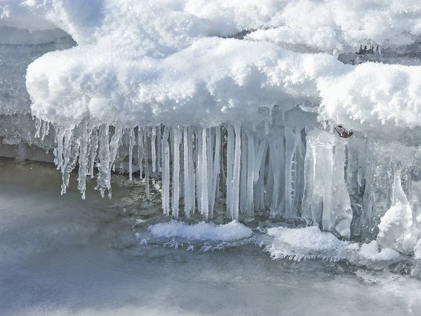 Icy creek  in Tirol — Stock Photo, Image