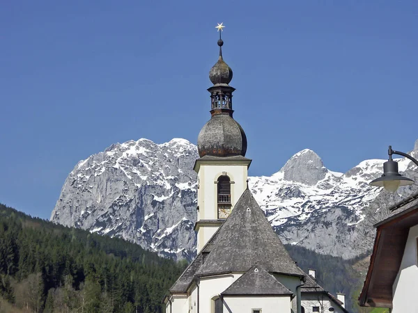 Ramsau no país Berchtesgaden — Fotografia de Stock