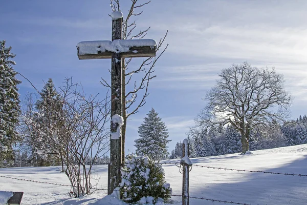 冬の Isarwinkel — ストック写真