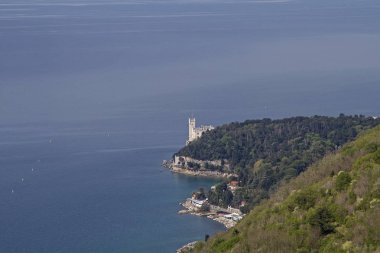 Miramare kale derin görünümü