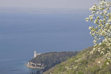 Miramare kale derin görünümü