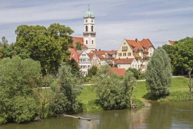 Manastır ve kilise karmaşık Regensburg'da St. Mang
