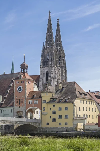 Regensburg - město Horní Falc — Stock fotografie