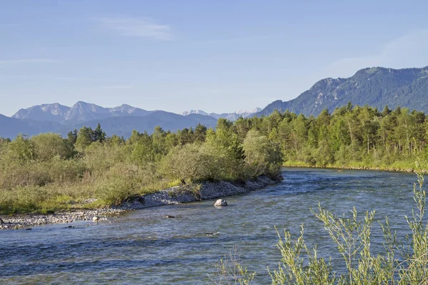 Landskap i Isarwinkel — Stockfoto