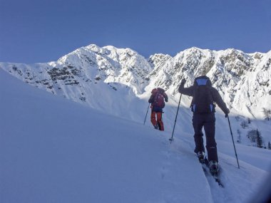 Skitour Mangfall dağlarda