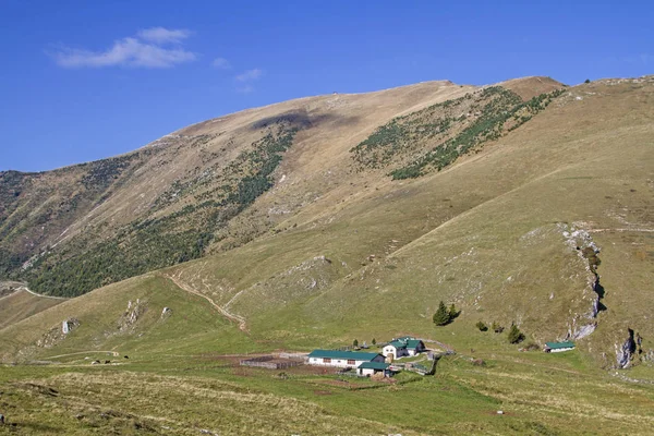 Malga Campo with Altissimo — стокове фото