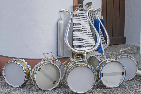 Instruments of a marching band