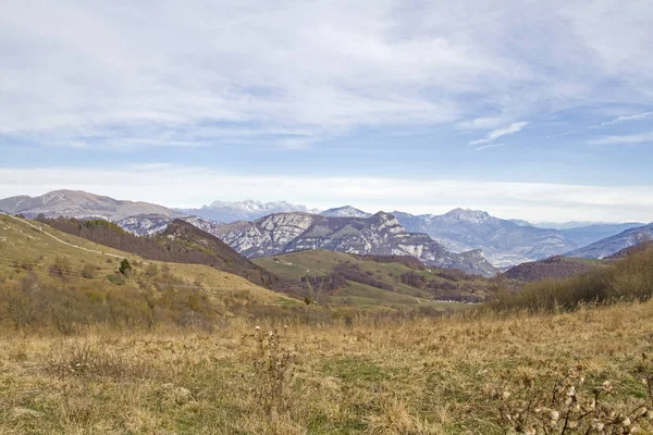 Vista do Monti Lessini — Fotografia de Stock