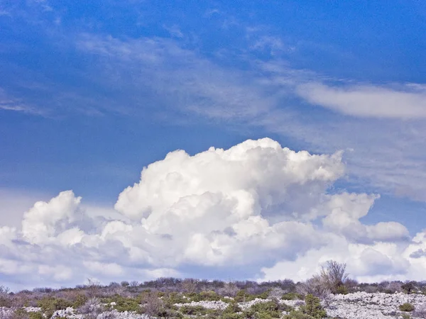 Cielo nublado en Croacia — Foto de Stock