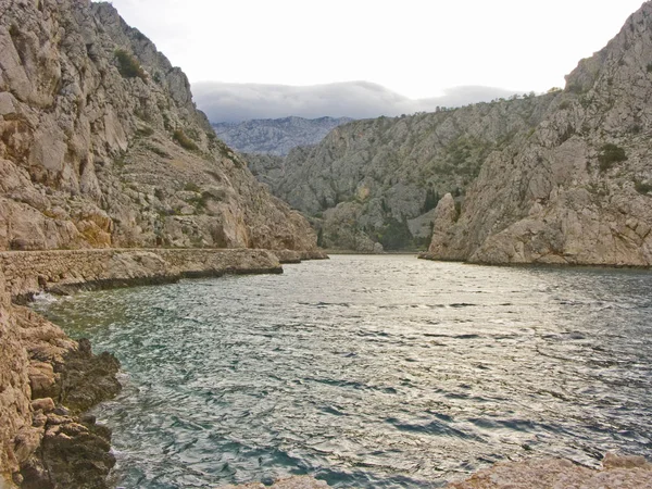 Zavratnica - maravilha natural na costa croata — Fotografia de Stock