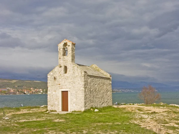 Capilla en el mar de Novigrad —  Fotos de Stock