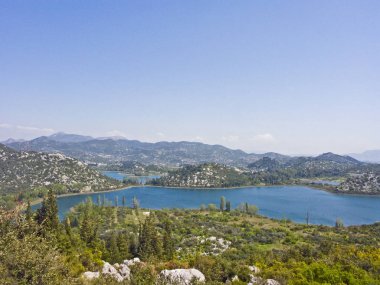 Bacina göller - göl manzara Hırvatistan