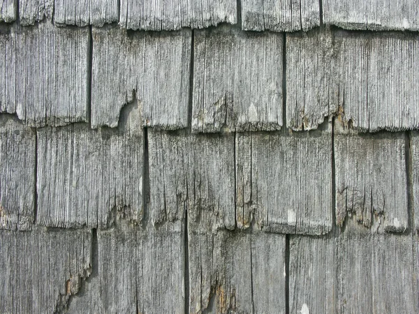 Muur van een oude alpenhut — Stockfoto