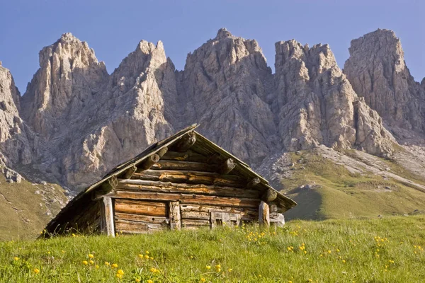 Sul Passo Gardena in Alto Adige — Foto Stock