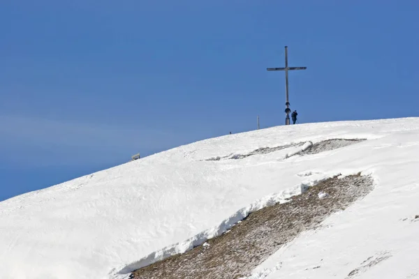 Summit Hochalm v zimě — Stock fotografie