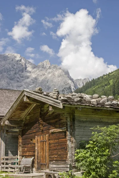 Berghutten in de Eng in Tirol — Stockfoto