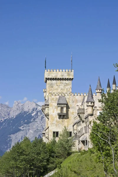 Castelo idílio em Seefeld no Tirol — Fotografia de Stock