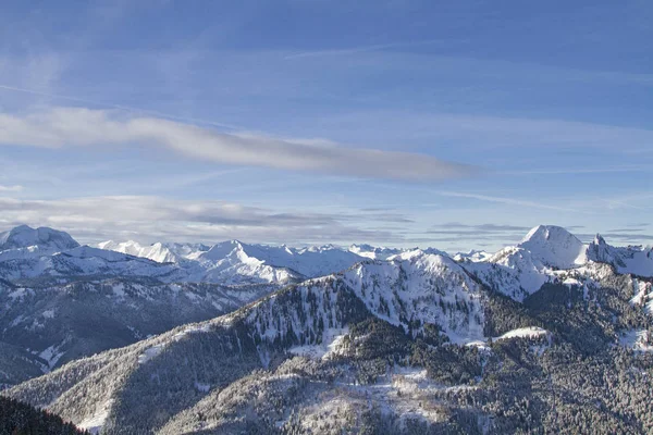 Планкенштейн и Риссеркогель зимой — стоковое фото