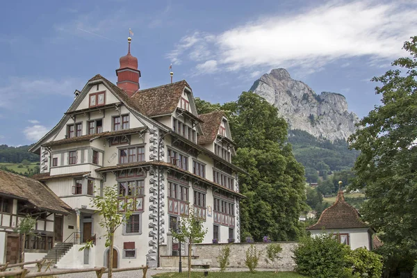 Ital-Reding-Haus in Schwyz — Stockfoto
