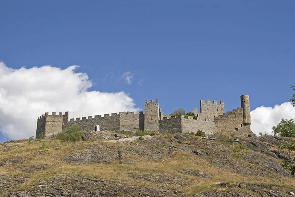 Ruine Chateau de Tourbilion itt: Sitten — Stock Fotó