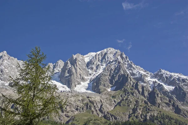 Mont-Blanc - η οροφή της Ευρώπης — Φωτογραφία Αρχείου
