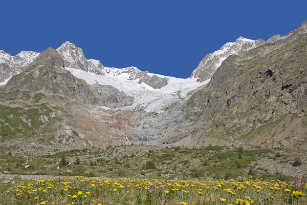 Landschap idylle in de Montblanc-gebied — Stockfoto