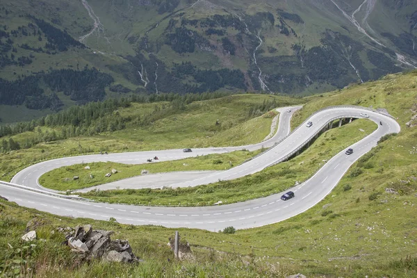 Drive on the Grossglockner High Alpine Road — Stock Photo, Image