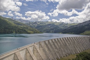 Lac de Roselend in Savoy
