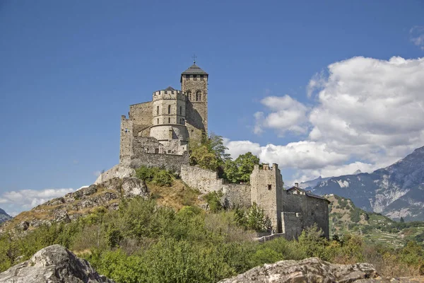 Notre-Dame de Valere i Sitten i Schweiz — Stockfoto