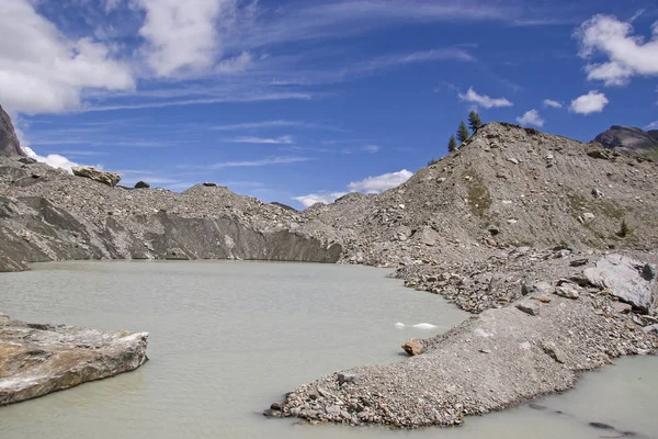 Lago del Miage in Val Veny — Stockfoto