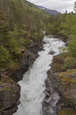 Romsdalen 'de vahşi nehir Rauma