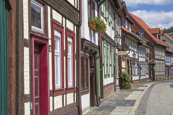 Wernigerode - a cidade colorida no Harz — Fotografia de Stock