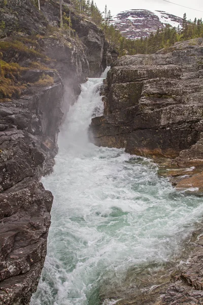 Водоспад у Brostdalen — стокове фото