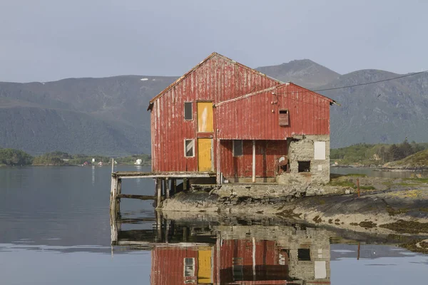 Landscape Atlantic Road Which Runs Norwegian West Coast One Most — Stock Photo, Image